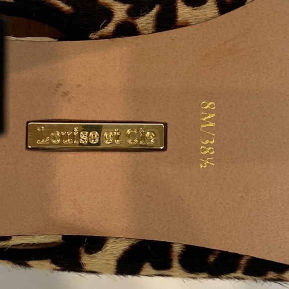 Louise Et Cie Isabelle Animal Print Heeled Booties Size 8 - Picture 8 of 8